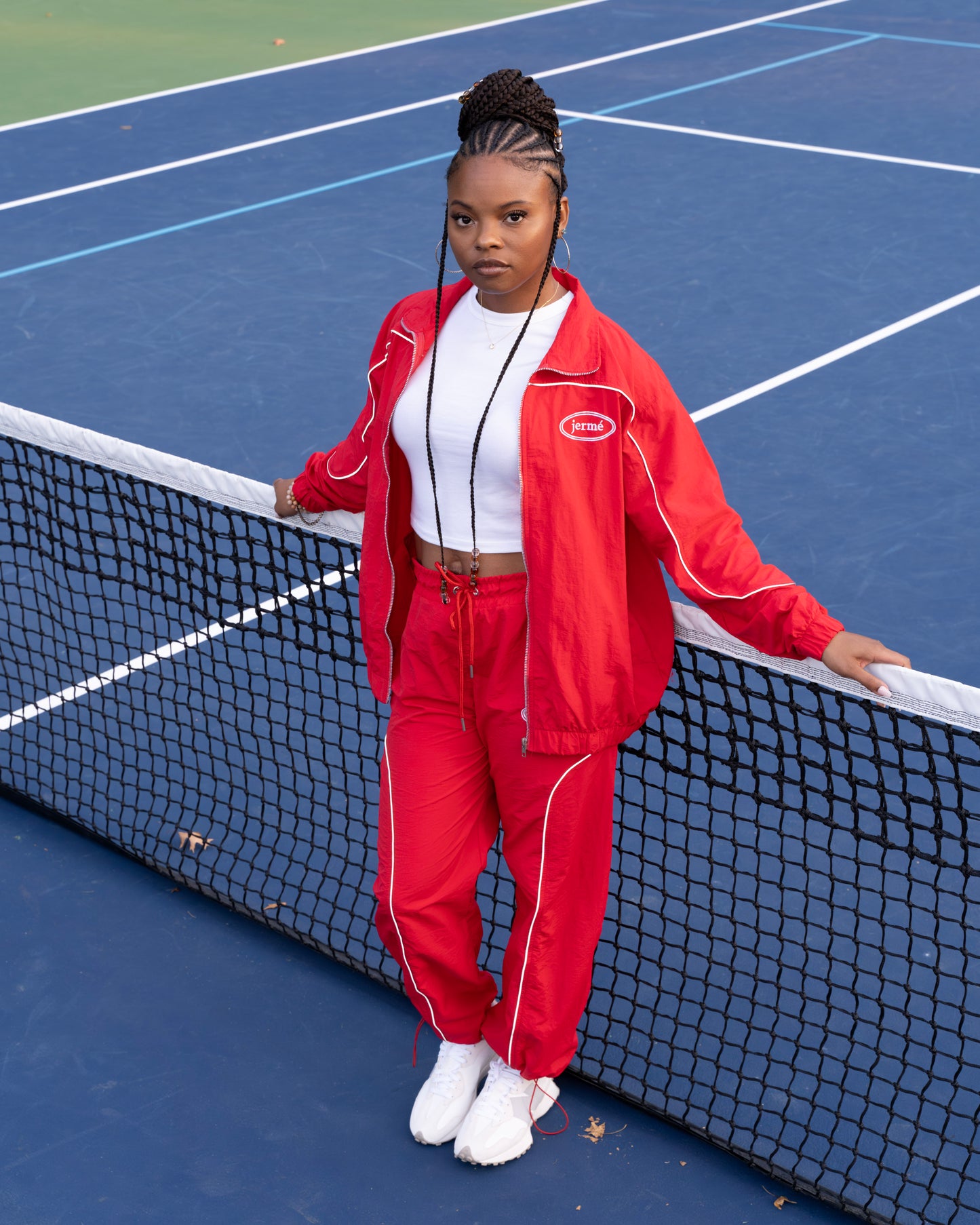 Red 3M Windbreaker Jacket.