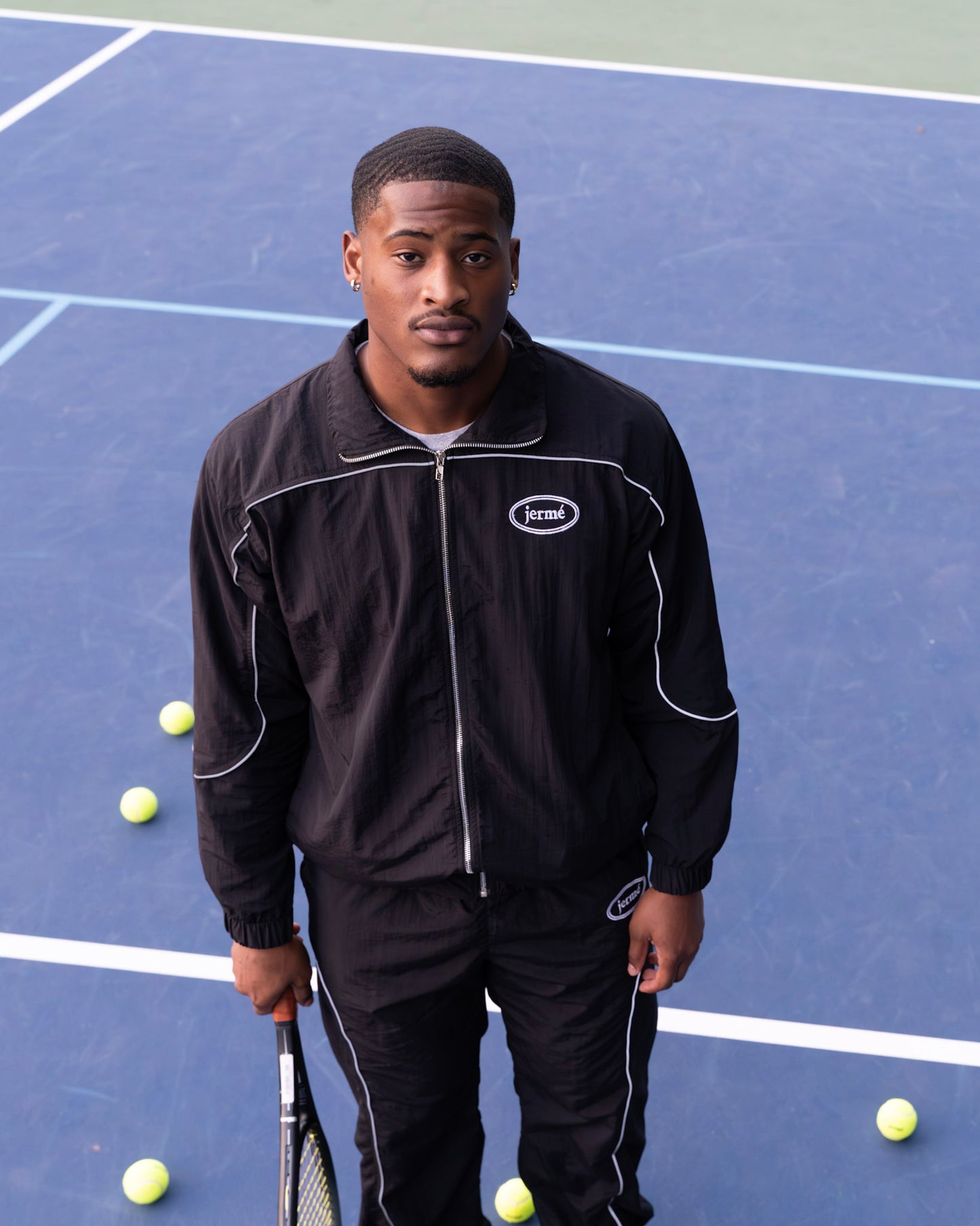 Black 3M Windbreaker Jacket.