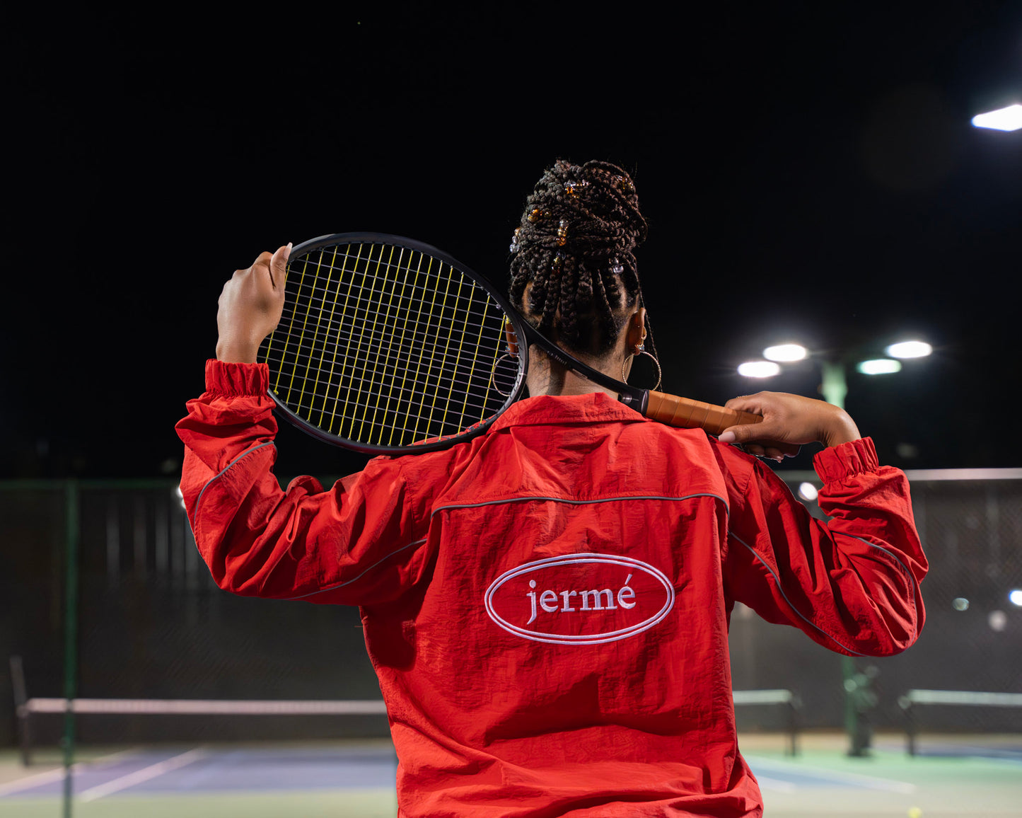 Red 3M Windbreaker Jacket.