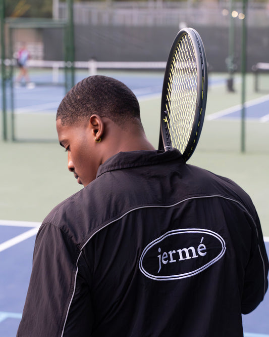 Black 3M Windbreaker Jacket.